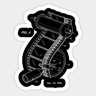 Patent Print 1996 Movie Film Editing Sticker